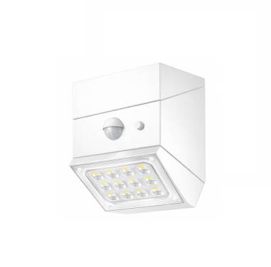 Image of Twist 2.5W Outdoor Solar LED Wall Light wit PIR & Twilight Motion Sensor