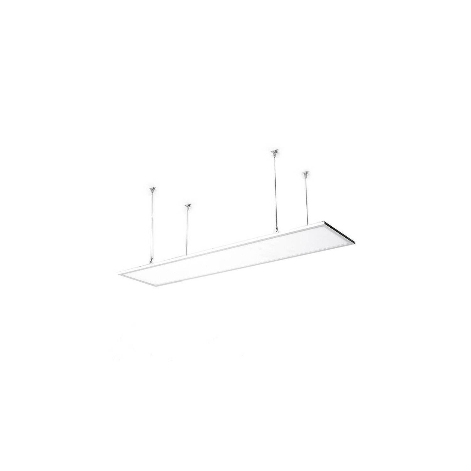 Panel LED 120x30 cm 40W 4000lm LIFUD + Zestaw Zawieszenia linkowego - neutralna biel