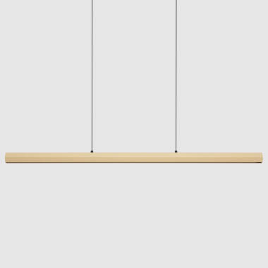 Immagine di Lampada a Sospensione Lineare LED 42W Alluminio CCT Doppia Luce Funky Kool