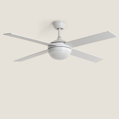 Ventilateur de Plafond avec Éclairage Silencieux DC Pales en Bois Navy Evo