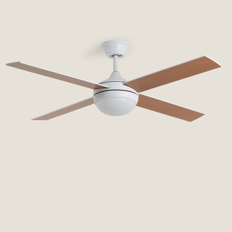 Image de Ventilateur de Plafond avec Éclairage Silencieux DC Pales en Bois Navy Evo