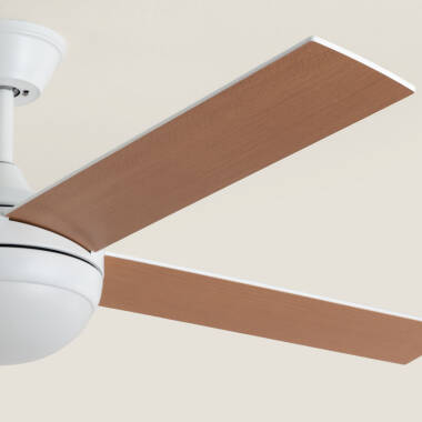 Image de Ventilateur de Plafond avec Éclairage Silencieux DC Pales en Bois Navy Evo
