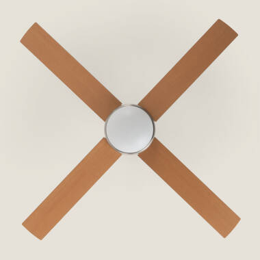 Image de Ventilateur de Plafond avec Éclairage Silencieux DC Pales en Bois Navy Evo