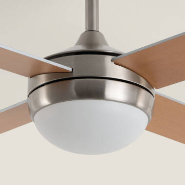 Image de Ventilateur de Plafond avec Éclairage Silencieux DC Pales en Bois Navy Evo