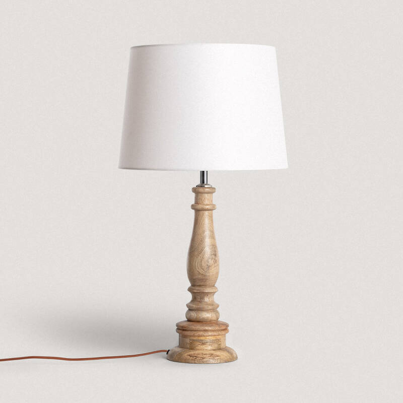 Image of Dinnka Wooden Table Lamp ILUZZIA 