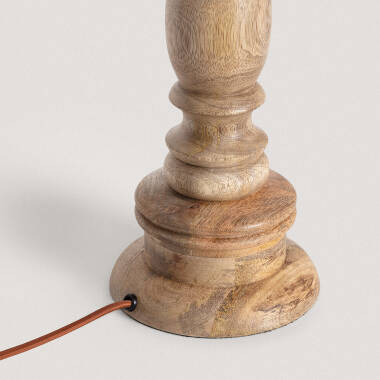 Image of Dinnka Wooden Table Lamp ILUZZIA 