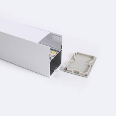Suspended 2m Aluminium Profile for LED Strip up to 22mm