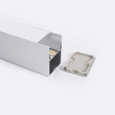 Suspended 2m Aluminium Profile for LED Strip up to 22mm