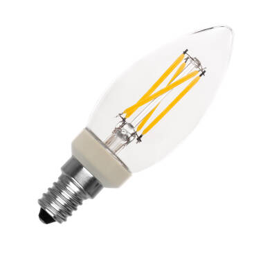 LED Glühbirne Filament E14 3.5W 250 lm C35 Dimmbar PHILIPS Candle