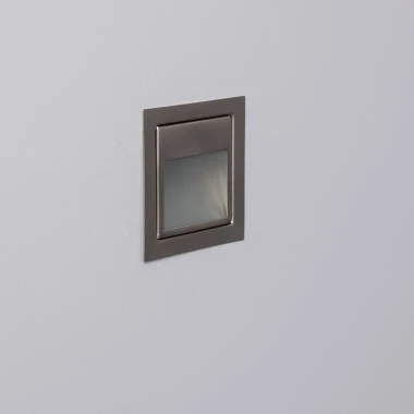 Larry 1.5W Steel Recessed LED Wall Light