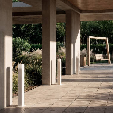 Immagine di Lampioncino Esterno Augusta Bianco 74cm