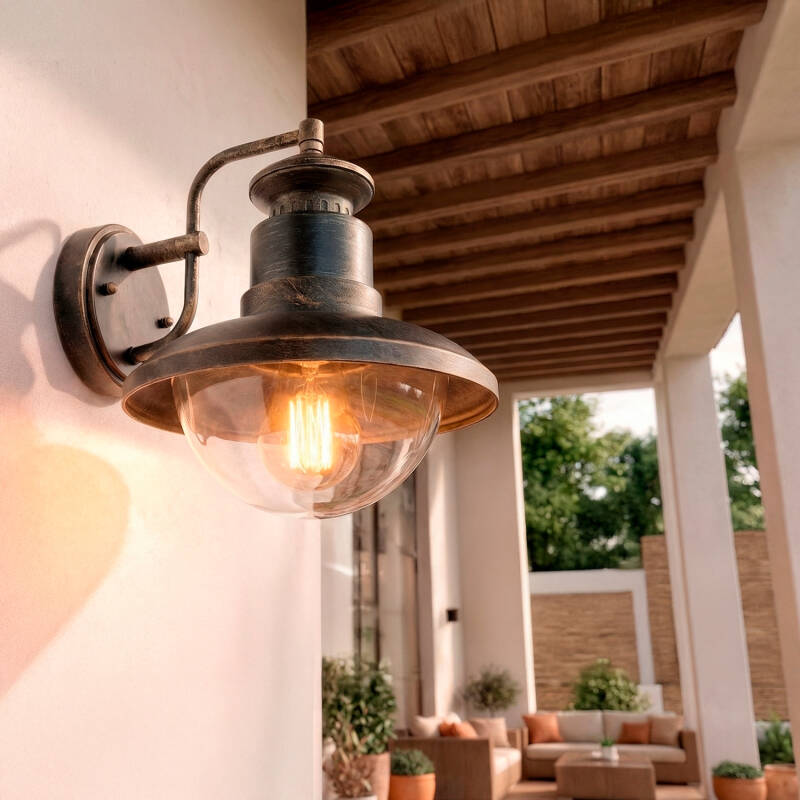 Lampada da Parete per Esterni Alluminio Zolara