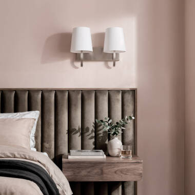 Bild von Wandleuchte Metall 2 Strahler Eikho