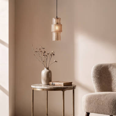 Afbeelding van Hanglamp Metaal en Glas Berila