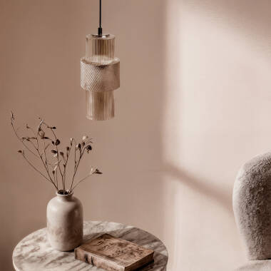 Afbeelding van Hanglamp Metaal en Glas Berila