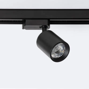 1-Circuit Track LED Spotlight 10W Mallet Dimmable Black
