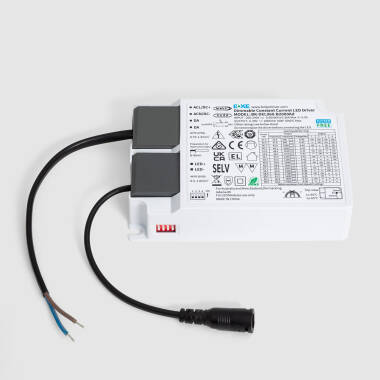 Driver - Napájecí Zdroj BOKE Stmívatelný DALI/PUSH 200-240V Flicker Free Výstup 6-30V 800-2000mA 60W BK-DEL060-B2000Ad