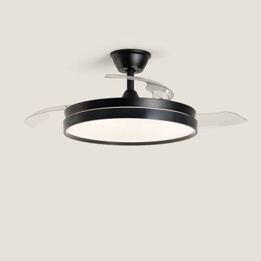 Bild von Deckenventilator mit Licht Lautlos DC einziehbare Flügel Kaios
