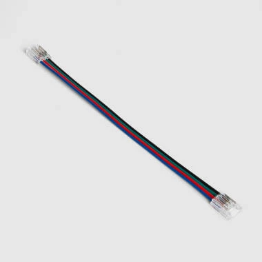 Connecteur pour Ruban LED 24V RGB SMD Largeur 8mm IP20 Double avec Câble