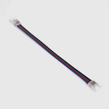 Connettore per Striscia LED 24V RGB SMD Larghezza 8 mm IP20 Doppio con Cavo