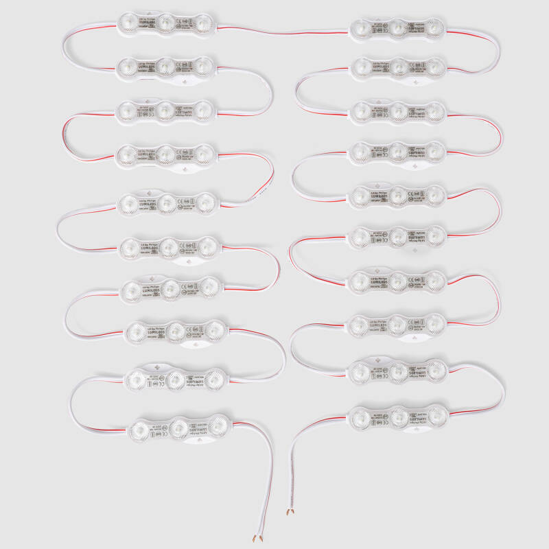 Obrázek LED Modul Pro LUMILEDS 20dílný 20W IP68 24V DC pro Světelnou Reklamu