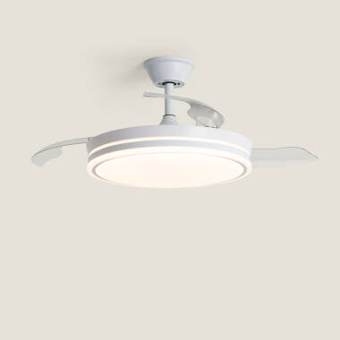 Bild von Deckenventilator mit Licht Lautlos DC einziehbare Flügel Dalori Evo