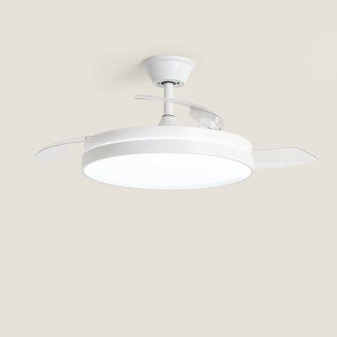 Bild von Deckenventilator mit Licht Lautlos DC einziehbare Flügel Kaios