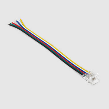 Verbinder für LED Streifen 24V RGB+CCT SMD Breite 10mm IP20 mit Kabel