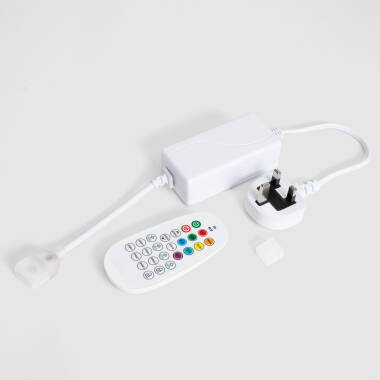 Controller with RF Remote for 220V LED Neon Strip N-FLEX8 Dimmable in RGB