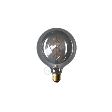 LED Glühbirne Filament E27 5W 150 lm G125 Dimmbar Smoky Creative-Cables DL700179