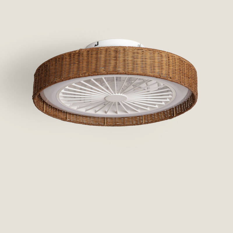 Image de Ventilateur de Plafond avec Lumière Silencieux DC Ratán Nala