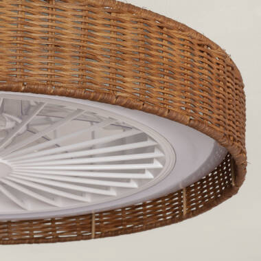 Image de Ventilateur de Plafond avec Lumière Silencieux DC Ratán Nala