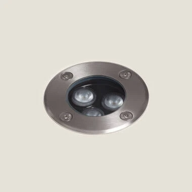 Spot Extérieur LED 3W Solid Encastrable au Sol Inox