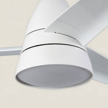 Bild von Deckenventilator Lautlos Industrial Weiss 91cm DC-Motor