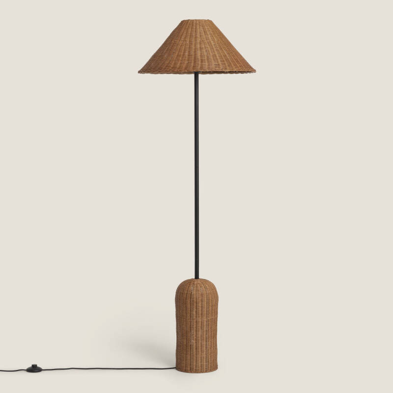 Afbeelding van Staande Lamp van Rotan Nara