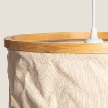 Image de Suspension Bambou et Tissu Noah