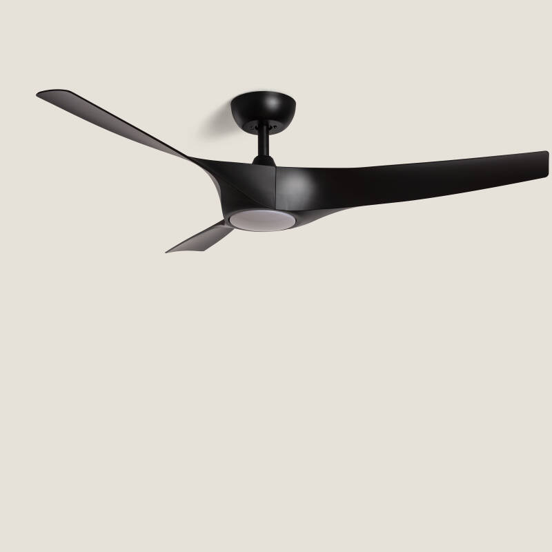 Afbeelding van Stille Plafondventilator Egina Zwart 132cm DC Motor