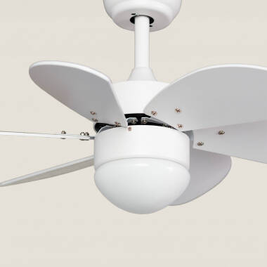 Immagine di Ventilatore da Soffitto Silenzioso Orion Bianco 81cm Motore DC