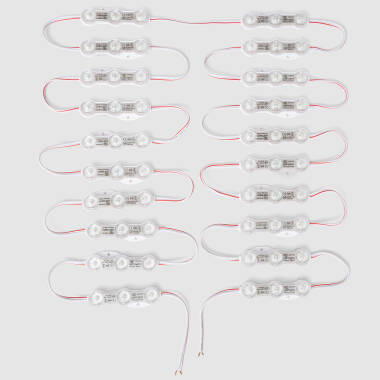 LED Modul Pro LUMILEDS 20 Stück 20W IP68 24V DC für Werbeschilder