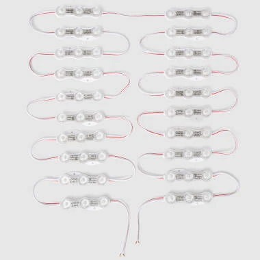 Module LED Pro LUMILEDS 20 Pcs 20W IP68 24V DC pour Enseignes Publicitaires