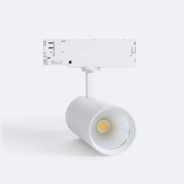 Spot LED sur Rail Triphasé 30W Carlo LIFUD CCT Sélectionnable Blanc