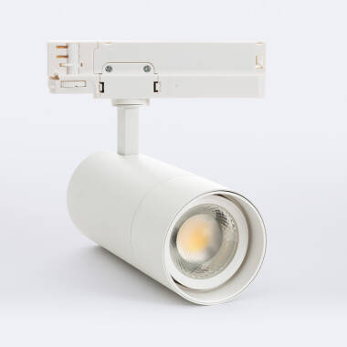 Spot LED sur Rail Triphasé 40W Wild CCT Sélectionnable Multiangle 24-60º