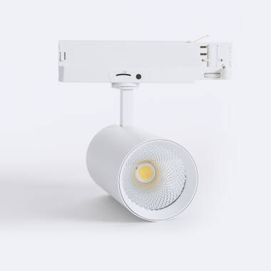 Carlo 40W 3-Circuit Track CCT Selectable LED Spotlight White