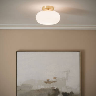 Afbeelding van Plafond lamp LED 9W Metaal en Glas