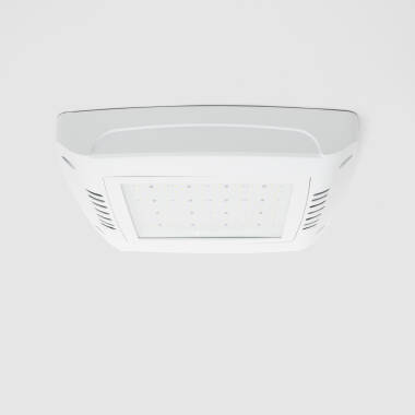 LED-Strahler Canopy Speziell Tankstellen 100W LUMILEDS 150lm/W Treiber Philips Xitanium Dimmbar 1-10V