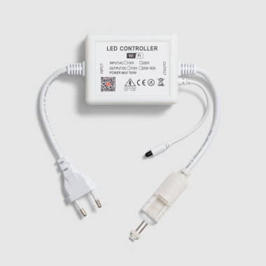 WiFi Controller for Monochrome LED Strip with RF Remote