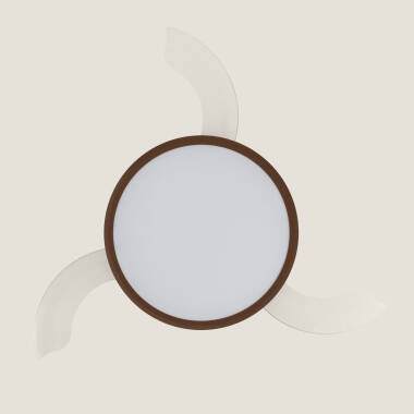 Bild von Deckenventilator mit Licht, geräuscharm, DC, einziehbare Flügel, Kleon