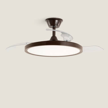 Bild von Deckenventilator mit Licht, geräuscharm, DC, einziehbare Flügel, Kleon