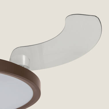 Bild von Deckenventilator mit Licht, geräuscharm, DC, einziehbare Flügel, Kleon