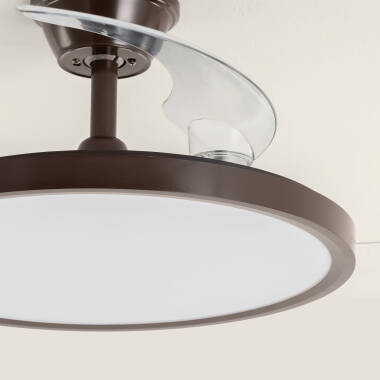 Image de Ventilateur de Plafond avec Éclairage Silencieux DC Pales rétractables Kleon